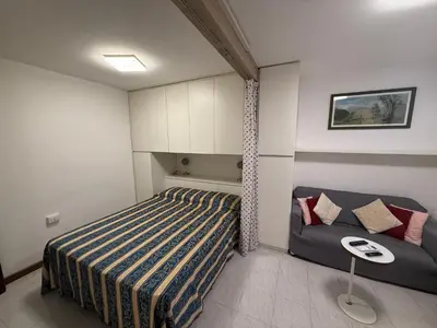 Letto o letti in una camera di Appartamento Carboncina