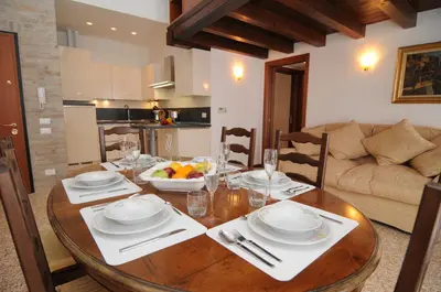 Cucina o angolo cottura di Sunny Canal a/c wifi