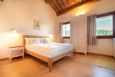 Letto o letti in una camera di Agriturismo Il Follo