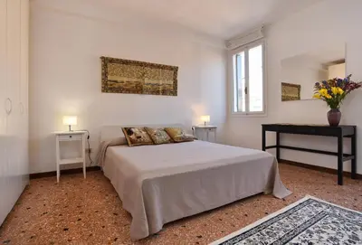 Letto o letti in una camera di Appartamento Fabris