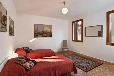 Letto o letti in una camera di Appartamento Fabris