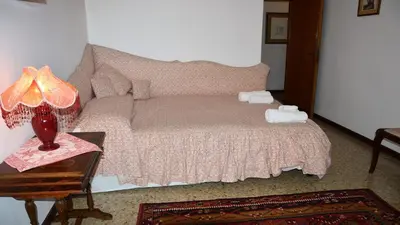 Letto o letti in una camera di Cà Lezze Bell'appartamento nel cuore di Venezia