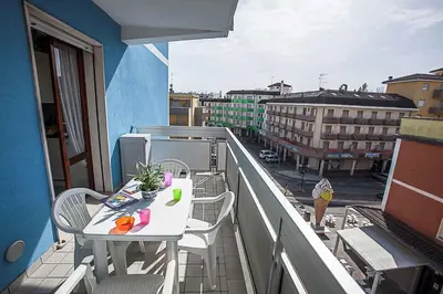 Balcone o terrazza di Apartment in Rosolina Mare 25080