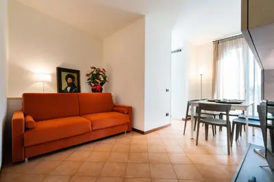 Area soggiorno di Antica Pusterla Home Relais