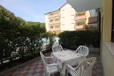 Balcone o terrazza di Apartments in Rosolina Mare 33097