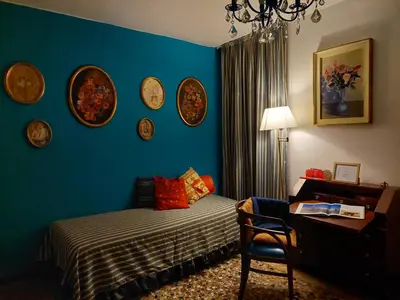 Letto o letti in una camera di Cà Del Giazzo