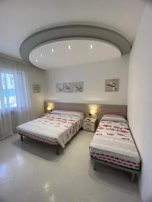 Letto o letti in una camera di Casa Celeghin