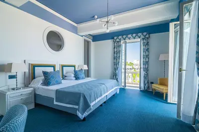 Letto o letti in una camera di Casa Bianca Al Mare