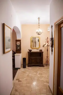 Letto o letti in una camera di Casa Carlotta