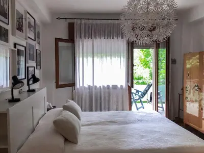 Letto o letti in una camera di Casa Carlotta
