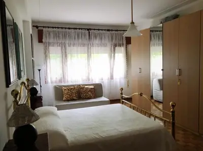 Letto o letti in una camera di Casa Carlotta
