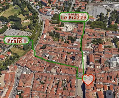 Il quartiere o una zona nella vicinanze dell'affittacamere