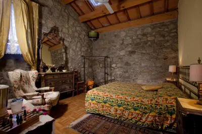 Letto o letti in una camera di Agriturismo Biologico La Buona Terra