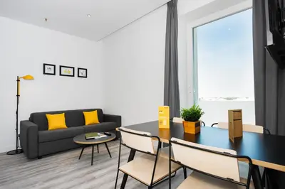 Area soggiorno di Staycity Aparthotels Venice Mestre