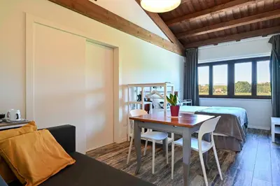 Area soggiorno di Casa Lidia - ALLOGGI SMART