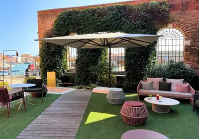 Area soggiorno di Hyatt Centric Murano Venice