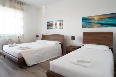 Letto o letti in una camera di Residenza Conte Manetti