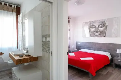 Letto o letti in una camera di Residenza Conte Manetti
