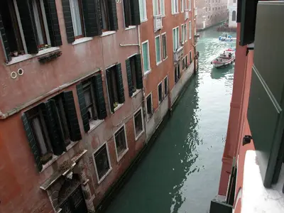 Vista sul fiume nelle vicinanze dell'affittacamere