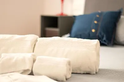 Letto o letti in una camera di Charmant Palladio - Vicenza City Center