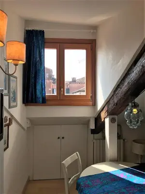 Letto o letti in una camera di Casa Tella