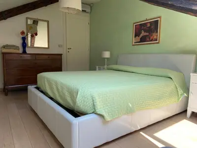 Letto o letti in una camera di Casa Tella