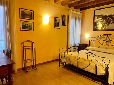 Letto o letti in una camera di San Cassiano jacuzzi
