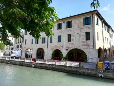 Vista sul fiume nelle vicinanze dell'affittacamere