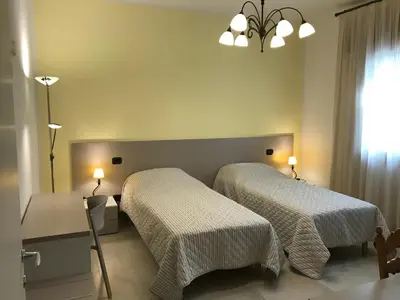 Letto o letti in una camera di Borgo Barucchella