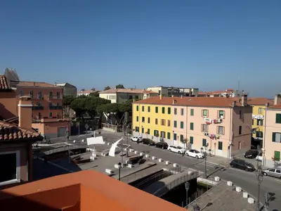 Vista generica su Chioggia o vista sulla città dall'interno dell'appartamento