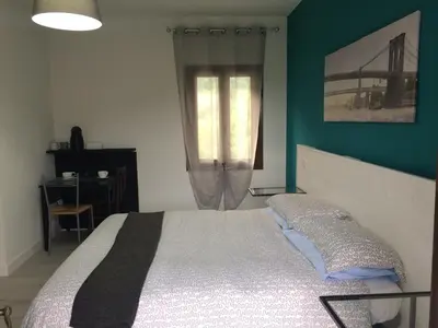 Letto o letti in una camera di Al 97 Locazione turistica