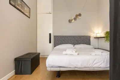 Letto o letti in una camera di Yourbanflat Giotto