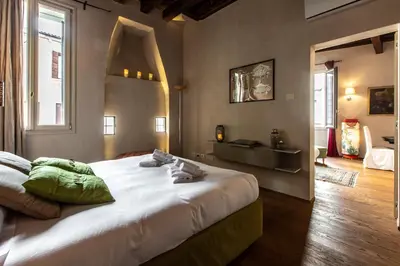Letto o letti in una camera di Santa Fosca Canal View R&R
