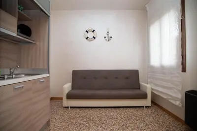 Area soggiorno di Green Apartment