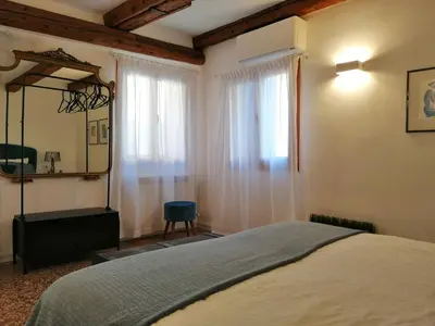 Letto o letti in una camera di Stefany's Home Venice Apartment