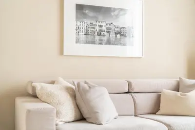 Area soggiorno di Santa Fosca Design Apartment R&R