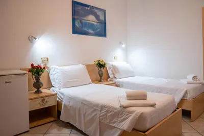Letto o letti in una camera di B&B New Aurora Venice