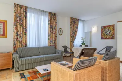 Area soggiorno di Palazzo Brando - Living Apartments