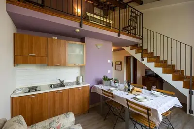 Cucina o angolo cottura di Agriturismo Corte Carezzabella