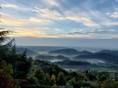 Paesaggio naturale nelle vicinanze del bed & breakfast