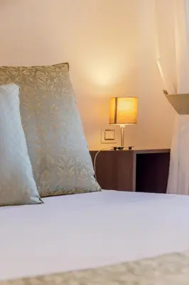 Letto o letti in una camera di Residenza Simeon Grande - Luxurious modern apartment