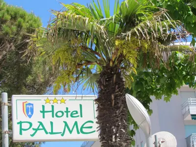 Certificato, attestato, insegna o altro documento esposto da Hotel Palme