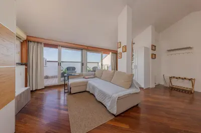 Letto o letti in una camera di Rooftop apartment Mestre