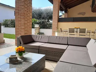 Area soggiorno di Sotto il Portico Home