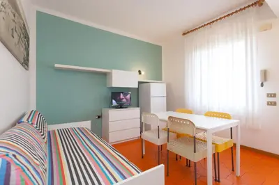 Letto o letti in una camera di Villa Valentina