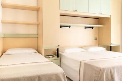 Letto o letti in una camera di Hotel Ettoral