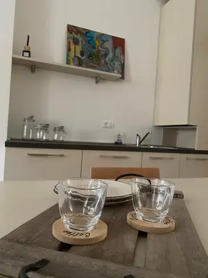 Cucina o angolo cottura di La Mansardina del Giardinetto