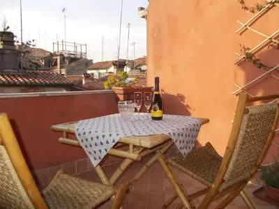 Balcone o terrazza di Ca' San Silvestro 2 terrazze nel cuore di Venezia