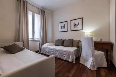 Letto o letti in una camera di Ca' Pantalon Terrace