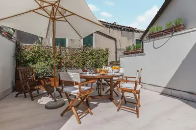 Patio o area all'aperto di Ca' Pantalon Terrace